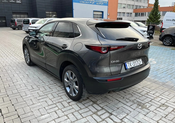 Mazda CX-30 cena 134900 przebieg: 14472, rok produkcji 2022 z Kielce małe 46